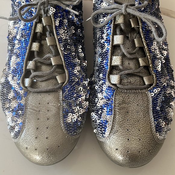 EUC Stuart Weitzman sequinned sneakers - Picture 6 of 14